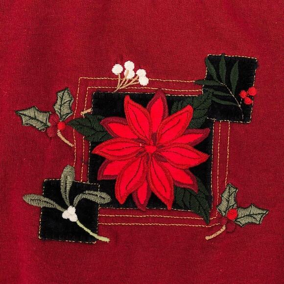 2000s vintage double collar Christmas crewneck sweatshirt - Picture 2 of 4